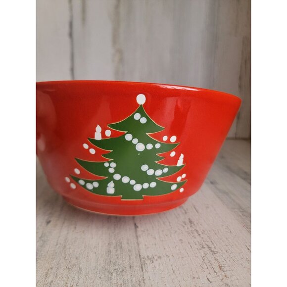 Waechtersbach serving bowl red Christmas Tree vintage - Picture 2 of 5